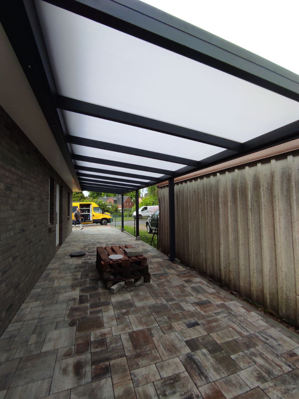 Cozy winter garden with panoramic windows